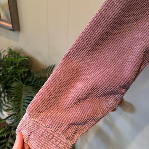 American Eagle Corduroy Pink cropped jacket size small - Picture 4 of 6